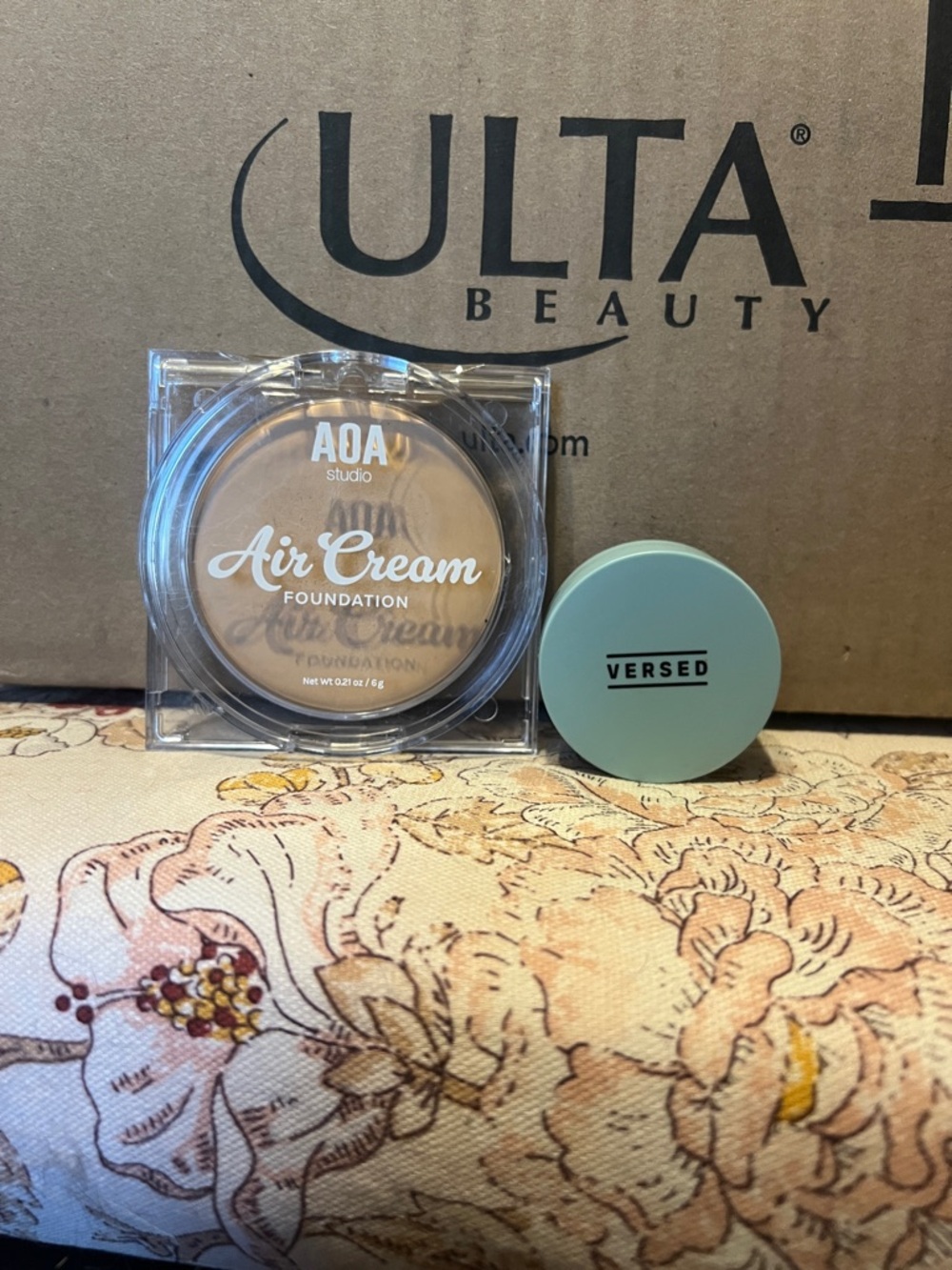 AOA Studio Air Cream Foundation + Versed Mini Cream